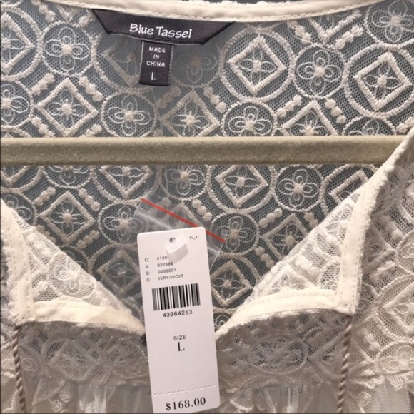 !NWTAnthropologie Julia dress BlueTassel - Picture 3 of 3